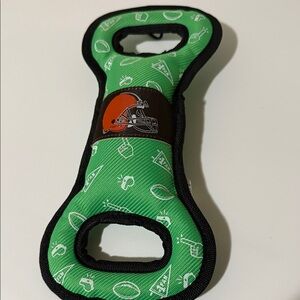 Football Brown orange Green Dog Toy with Football Design New without Tags